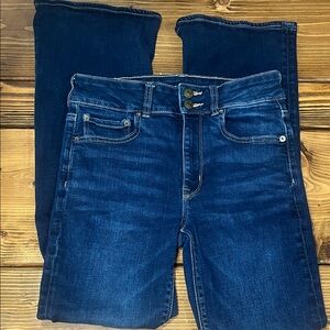 American Eagle Outfitters Women's Boot Cut Jeans - Dark Blue